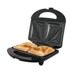 Electric Toasted Sandwich Toaster 2 Slice Toastie Maker Non Stick Plates 750W