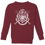 Harry Potter Hogwarts House Crest Kids' Sweatshirt - Burgundy - 3-4 ans - Burgundy