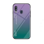 Hülle® Anti-Scratches Gradient Color Glass Case for Samsung Galaxy A40 (6)