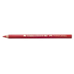 Faber-Castell Färgpenna, Jumbo, sexkantig pennkropp, röd