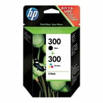 Genuine HP 300 Multipack BK & Colour  Ink Cartridges CN637EE for HP C4680,C4780