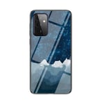 Samsung Galaxy A72 - Hybrid cover med bagside af hærdet glas - Stjernehimmel