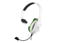 Turtle Beach RECON CHAT - For Xbox One - micro-casque - circum-aural - filaire - jack 3,5mm - blanc