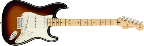 Fender Player Stratocaster Maple Fingerboard 3-Color Sunburst. Mexico .