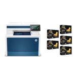HP Business Printer Startup Pack Includes one 4301DW MFP Color Laser A4 Printer & 2500 Sheets A4 Paper Scan / Print / Copy - For Small Business & Education