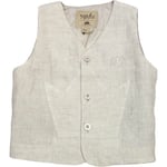 MeMini Matheo vest – linen - 74