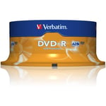 DVD-R Verbatim Cakebox, 4,7Gb, 25/fp