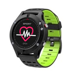 KYLN Smart Watch Heart Rate Monitor GPS SmartWatch Waterproof Watch Wristband Sport Fitness Tracker for Android IOS-Green