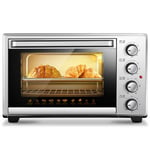 GJJSZ Toaster oven,30L Large-Capacity Electric Oven,Multi-Functional Household Compact Oven,360 °Automatic Rotation of The Baking Fork,More Even Heating,4 Heating Modes