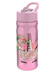 Unicorn Flowers Water Bottle Pink Euromic