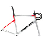 Ridley Bikes Noah Fast Disc Frameset - Silver / Red Small 40cm Bars 100mm Stem Silver/Red