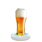 POHOVE Electric Ultrasonic Beer Foamer Beer Head Enhancer Better Tasting Beer for Lager, Craft Beer and Home Brewing