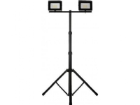 LED-projektor på stativ svart 2x30W 2x2350lm IP65 6400K SL-S02