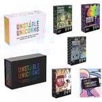 Unstable Unicorns Kortspel - Ett Strategiskt Kortspel och Partyspel för Vuxna & Tonåringar - Perfekt Rainbow extension