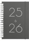 Burde Kalender 25/26 Senator A6 Stone Grå