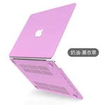 Convient pour Apple Notebook Coque de protection ordinateur macbook pro coque de protection Air13 pouces coque creme - lavande - creux Macbook12 (A1534)
