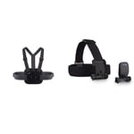 GoPro Chesty V2 - Performance Chest Mount Official Accessory & Head Strap and Quick Clip (Official Accessory)