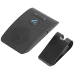 Bluetooth-högtalare för bil, trådlös solskyddsspegelmottagare, adapter, handsfree, MP3-högtalare med bakre klämma