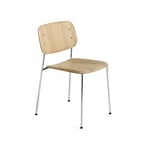 HAY Soft Edge 10 stol water-based lacquered oak, kromstativ