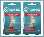 2x Compeed Blister Plasters - Medium - Instant Pain Relief | Heals Fast - 4 Pack