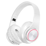 Light-emitting Bluetooth wireless sports headphones, folding headset running Bluetooth headphones