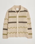 NN07 Frank Crochet Knitted Cardigan Oat