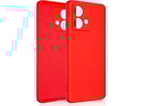 Beline Beline Silikonfodral Motorola Moto Edge 40 Neo Röd /Röd