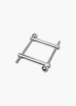 Shots Stainless Steel CBT Ball Clamp Silver | BDSM Fetish Ball Clamp Stretcher