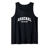 Retro Varsity Style Arsenal England Tank Top