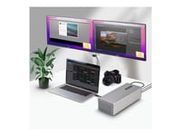 Startech.Com Thunderbolt 3 Pcie Expansion Chassis, Enclosure Box W/Dual Pci-E Slots, External Pcie Slots For Laptops/Desktops/All-In-Ones, 8K/4K Output Via Tb3/Dp 1.4 Ports - For Pci Express Cards (2Tbt3-Pcie-Enclosure) - Förlängningskabel Till Syst