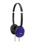 JVC HA-S170 Headband Headphones with 1.2 Metre Cable, Lightweight, Foldable and Adjustable, Powerful Sound and Soundproofing for Studying, Playing, etc. - Over Ear Headphones with 3.5 mm Jack, Blue