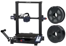Anycubic - Kobra Plus 3D Printer + CCTree 2xST-PLA 1.75 mm 1 kg Filament For FDM Printers Black & Grey Bundle