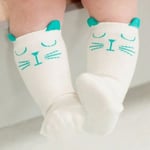 Hot Newborn Toddler Knee High Sock Baby Boy Girl Socks Anti Slip Grey S