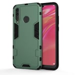 MyEstore Mobile Phone Case Great For HUAWEI P Smart Z (2019) / Y9 Prime (2019) 3 in 1 Full Coverage Shockproof PC + TPU Case(Red) (Color : Dark Green)