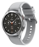 Samsung Galaxy Watch4 Classic - 46 mm - Smartwatch Herr - LTE/4G - Silver