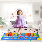 The New,Carpet Mat,Kids Touch Play Game Dance,Music Blanket,Record-Playback Piano Musical Mat,10 Piano Touch, 8 Musical Instruments,5 Mode Dance for Boys Girls Baby Blanket Early Education Toys
