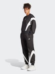adidas Sportswear Womens Lazidays Crew And Jogger Tracksuit - Black, Black, Size L, Women