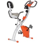 2-in-1 Foldable Exercise Bike Recumbent Stationary Bike