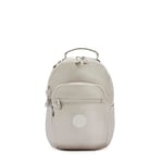 Kipling SEOUL S, Small Backpack with Laptop Protection 13 Inch, 35 cm, 14 L, 0.50 kg, Metallic Glow