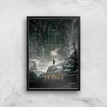 The Hobbit: The Desolation Of Smaug Giclee Art Print - A3 - Black Frame