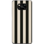 Xiaomi Poco X3 NFC Genomskinligt Skal Line Flow