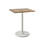 Cane-Line - Cafebordsunderrede - Go - Sand/bordsskiva 72X72 cm - Drop, Go - Teak - Småbord & Sidobord utomhus - Beige,Träfärgad