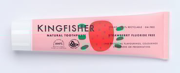Tandkräm Utan Fluor Kingfisher Barn Jordgubb, 100 ml