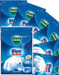 20 stk Vicks Blue Active Sukkerfri Superstrong Menthol - Hel Eske 1440 gram