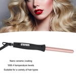 (US Plug)19mm Electric Hair Curler Adjust Temperature Nano Ceramic Coating BGS