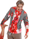 Fotorealistisk Zombie T-skjorte med Lang Arm til Mann