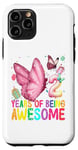 Coque pour iPhone 11 Pro Papillon de 2 ans pour fille