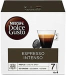 Nescafe Dolce Gusto Ground Coffee, Espresso Intenso, 16 Count by Nescafe Dolce G