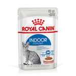 Økonomipakke: 48 x 85 g Royal Canin - Indoor Sterilised i sauce