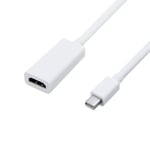 INECK® Adaptateur Mini DisplayPort vers HDMI (Thunderbolt 2 compatible) Pour Macbook pro-Air-iMac-Microsoft Surface Pro etc